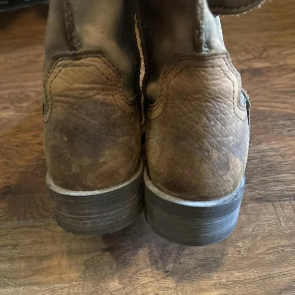 $179 Ariat Men’s Rambler Western Boots Earth Sz 9D Brown 10002317 Square Toe