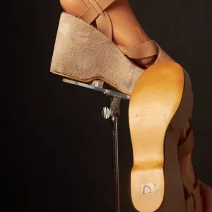 1970s Leather and Suede Platform Sandals