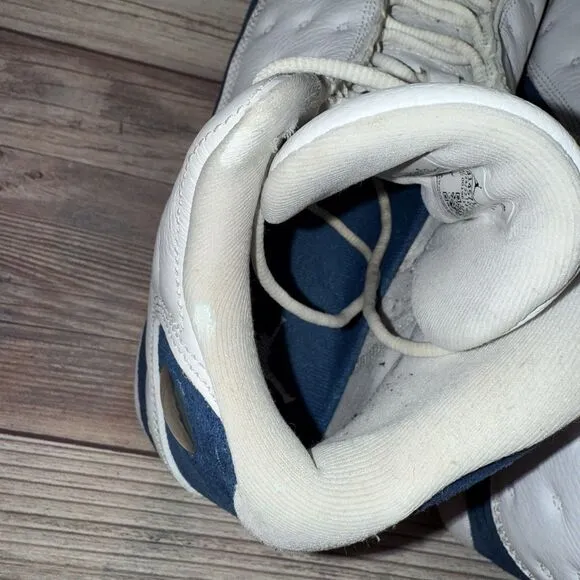 2022 Mens Nike Air Jordan French Blue White Grey Used Size 12