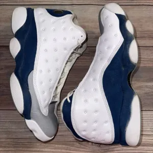 2022 Mens Nike Air Jordan French Blue White Grey Used Size 12