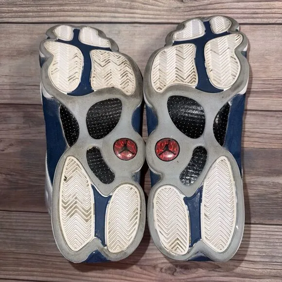 2022 Mens Nike Air Jordan French Blue White Grey Used Size 12