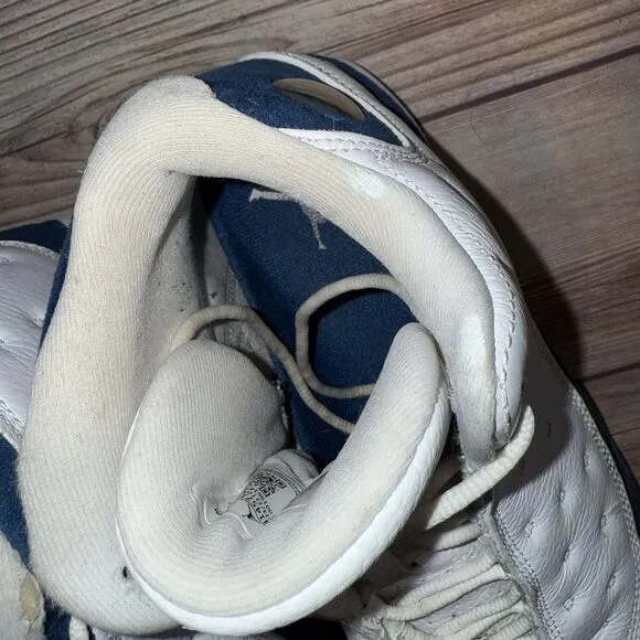2022 Mens Nike Air Jordan French Blue White Grey Used Size 12