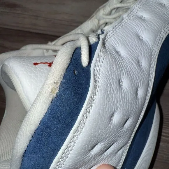 2022 Mens Nike Air Jordan French Blue White Grey Used Size 12