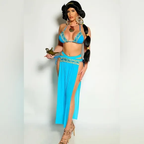 3 piece Princess Jasmine costume