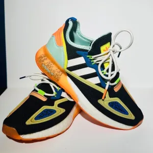 Adidas Adidas Zx 2k Boost Cheetah Black and Orange Sneakers Modern Design