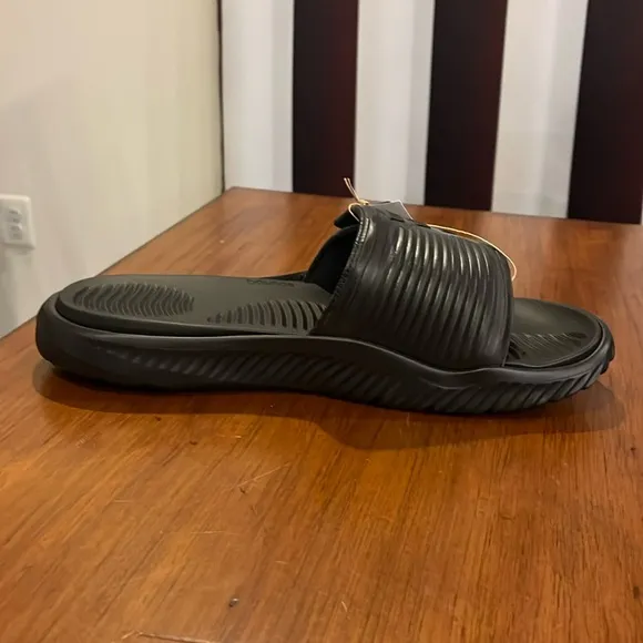 Adidas Alphabounce 2.0 Slides Sandals Shoes new GY9416 black Mens Size 12