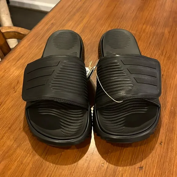 Adidas Alphabounce 2.0 Slides Sandals Shoes new GY9416 black Mens Size 12