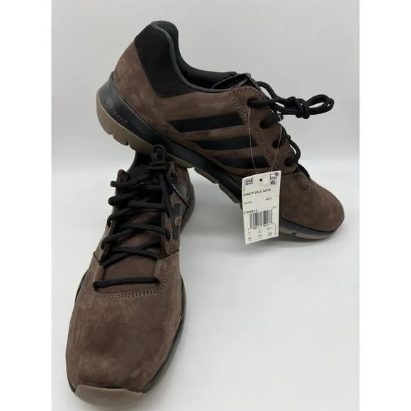 Adidas Anzit DLX New Brown Hiking Shoes Fx9512 Men's Size 9.5 NWT