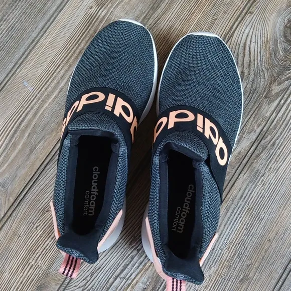 Adidas Cloudfoam Slip On Athletic Sneaker Shoes