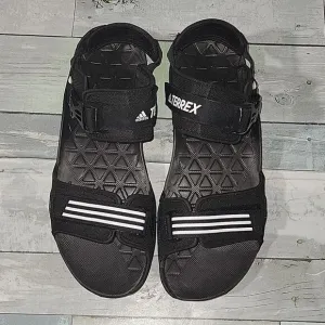 Adidas Cyprex Ultra Dlx Mens Sandals Shoes Size 12 Black/White
