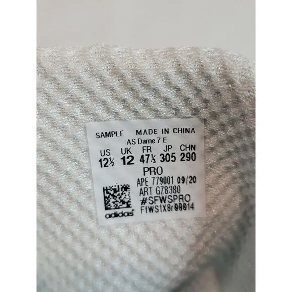 Adidas Dame 7 Basketball Sneakers Mens 12.5  'Be Your Own‎ Fan' GZ8380. SAMPLE