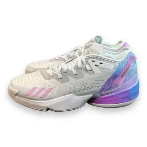 adidas D.O.N. Issue 4 Dash Mens Size 12 Gray Bliss Lilac White‎ GY6502