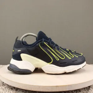 Adidas EQT Gazelle Sneakers Womens 8.5 Blue Neon Athletic Running Shoes