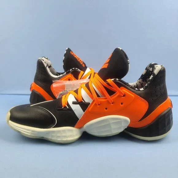 Adidas Harden Vol 4 Mens Size 14 Daniel Patrick Basketball Shoes Orange FV8053