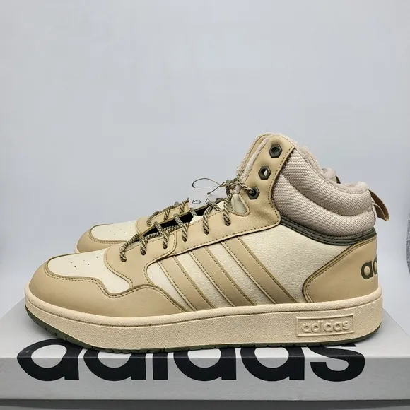 Adidas HOOPS 3.0 MID LIFESTYLE BASKETBALL CLASSIC FUR LINING WINTERIZED SHOES