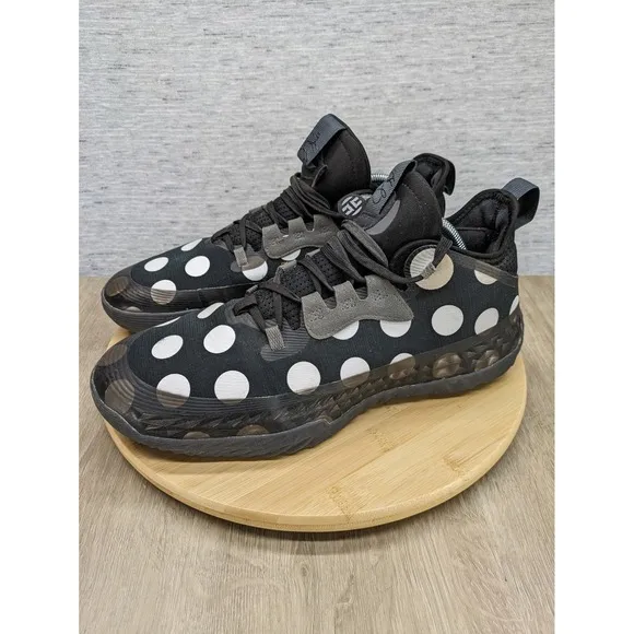 Adidas James Harden Vol. 5 Boost Basketball Shoes Black Polka Dot 11