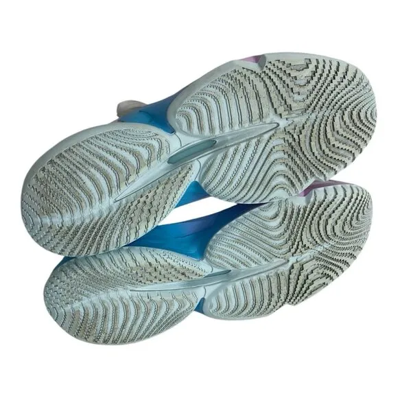 Adidas Mens D.O.N. Issue 4 Basketball Shoes Mint Blue Off White Mauve Size 10.5