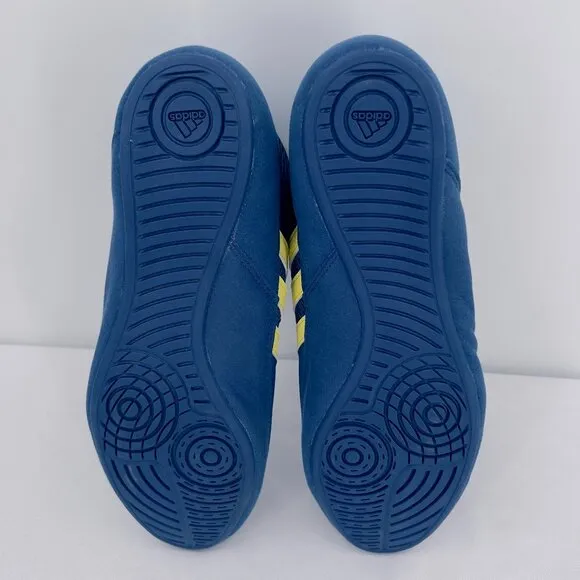 Adidas Mens HVC Wrestling Bright Blue And Yellow Shoes 81/2 NWT