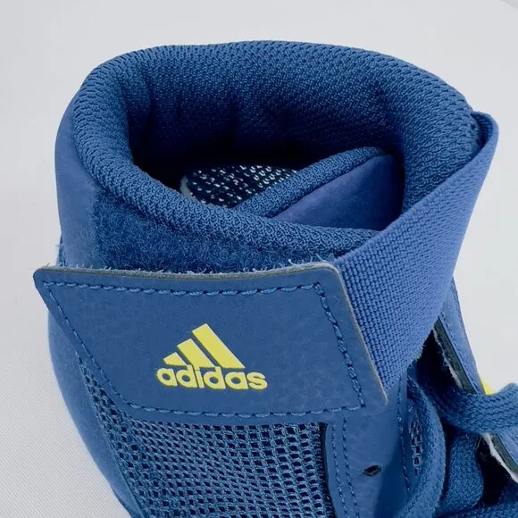 Adidas Mens HVC Wrestling Bright Blue And Yellow Shoes 81/2 NWT