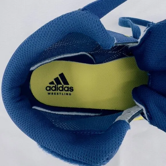 Adidas Mens HVC Wrestling Bright Blue And Yellow Shoes 81/2 NWT