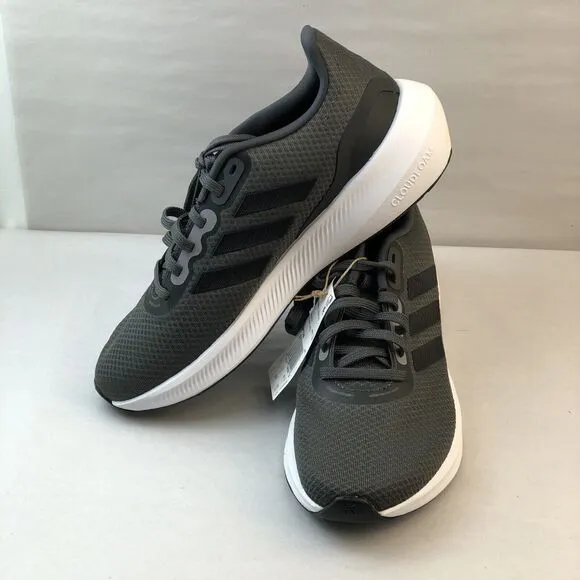 adidas Men's Run Falcon 3.0 shoes, Grey/Black/Carbon 8