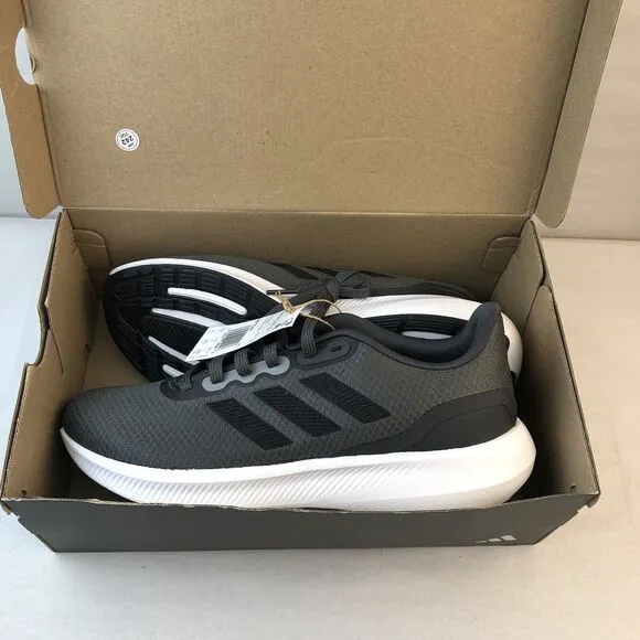 adidas Men's Run Falcon 3.0 shoes, Grey/Black/Carbon 8