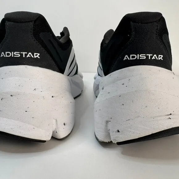 Adidas Men’s Shoes Adistar Running Shoes, Black/White Size 9