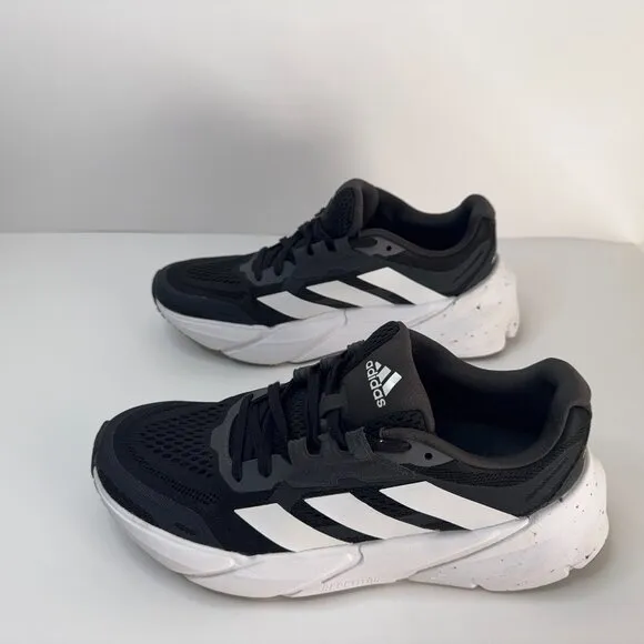 Adidas Men’s Shoes Adistar Running Shoes, Black/White Size 9