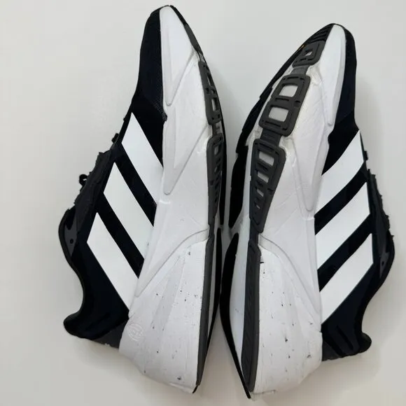 Adidas Men’s Shoes Adistar Running Shoes, Black/White Size 9