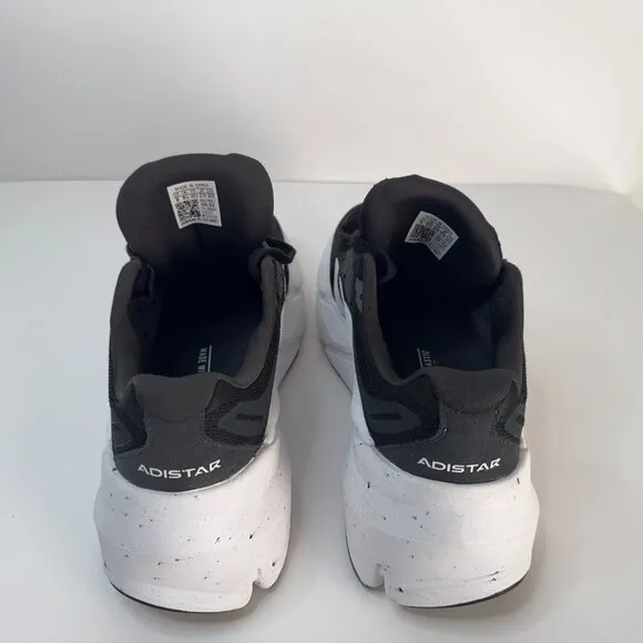 Adidas Men’s Shoes Adistar Running Shoes, Black/White Size 9