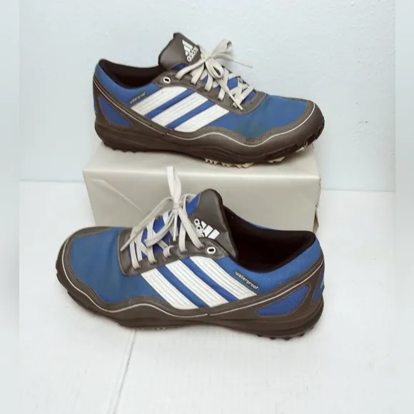 Adidas Men's Size 10 promotion Spikeless Sport Golf Shoes  Blue