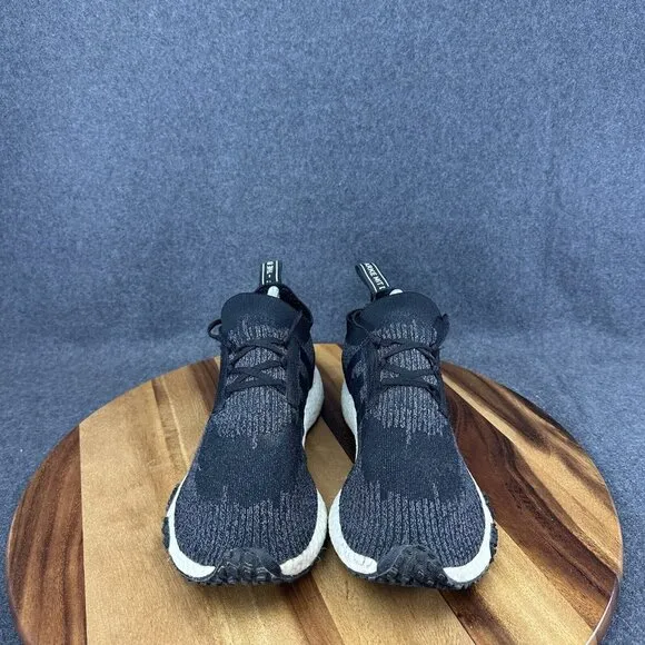 Adidas NMD Racer PK Mens Size 9 Black Primeknit Running Shoes AQ0949