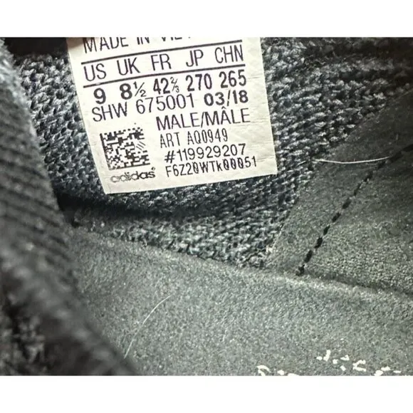Adidas NMD Racer PK Mens Size 9 Black Primeknit Running Shoes AQ0949