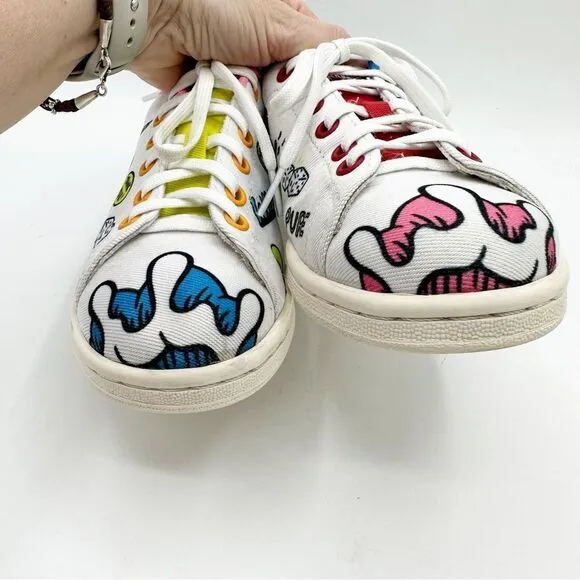 adidas originals Aaron Kai x Stan Smith Primeblue Big Kid 'Doodle Shoes Sz 1.5