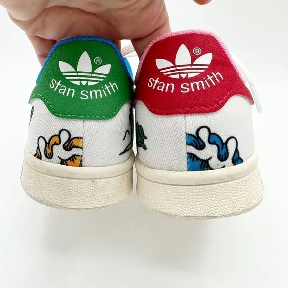 adidas originals Aaron Kai x Stan Smith Primeblue Big Kid 'Doodle Shoes Sz 1.5