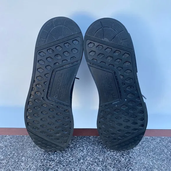 Adidas Originals NMD_R1 Primeblue Shoes Triple Black GZ9256 Size 11.5