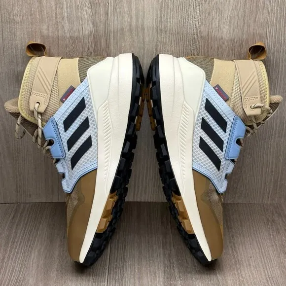 Adidas Shoes Womens Size 8.5 Terrex Trailmaker Mid COLD.RDY Hiking Brown Blue