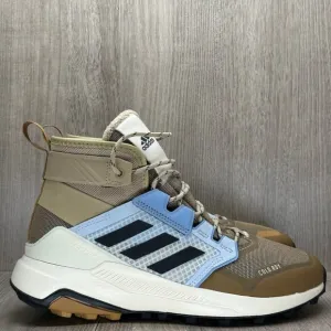 Adidas Shoes Womens Size 8.5 Terrex Trailmaker Mid COLD.RDY Hiking Brown Blue