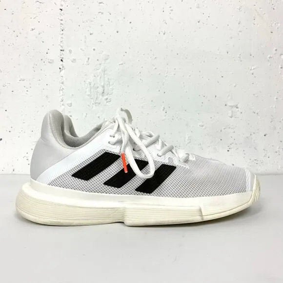 Adidas Solematch Bounce Tokyo Tennis Shoes Textile Upper Cloud White Size 8