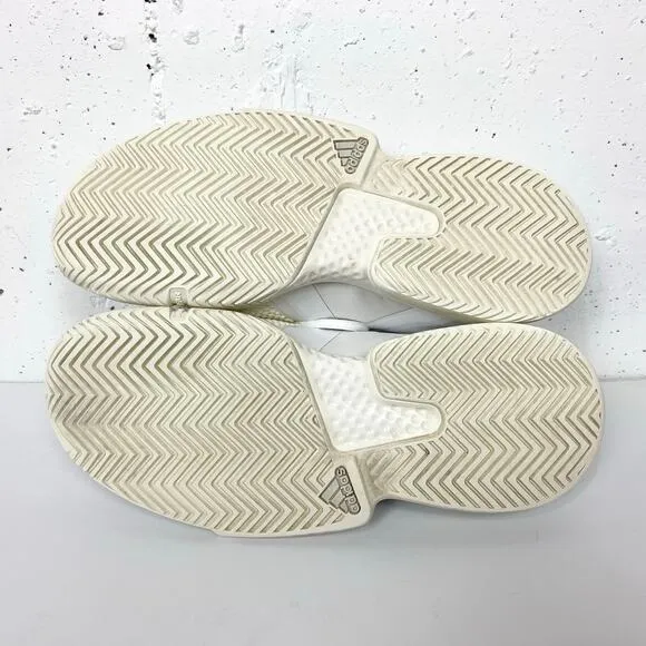 Adidas Solematch Bounce Tokyo Tennis Shoes Textile Upper Cloud White Size 8