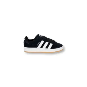 Adidas Sporty Black Suede Lace-up Sneakers with Rubber Sole Women