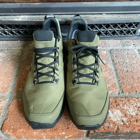 Adidas Terrex AX4 Hiking Shoes Green Black HP7400 Men’s SZ 15 Gore-Tex MINT