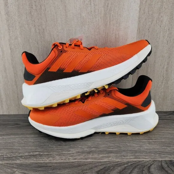 Adidas Terrex Soulstride Ultra Size 12 Red Orange White Trail Running Shoes