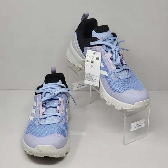 Adidas Terrex Swift R3 Hiking Shoes Purple White HQ1058 Women's Size 9.5 New