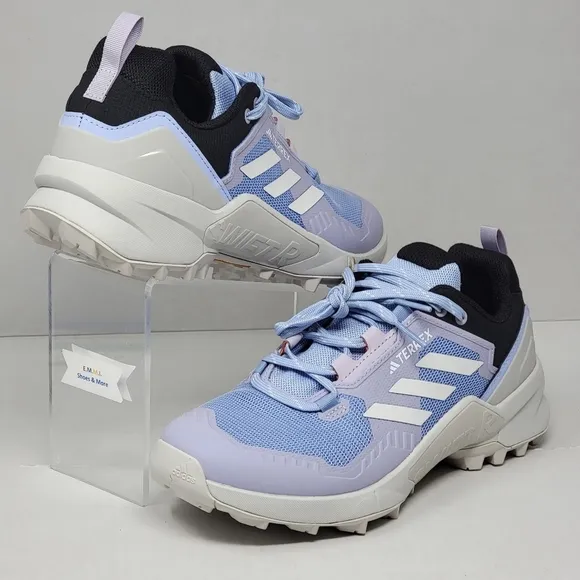 Adidas Terrex Swift R3 Hiking Shoes Purple White HQ1058 Women's Size 9.5 New