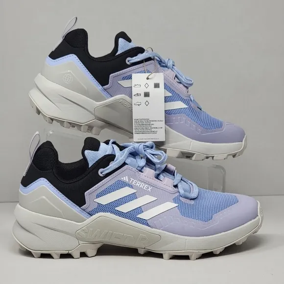 Adidas Terrex Swift R3 Hiking Shoes Purple White HQ1058 Women's Size 9.5 New