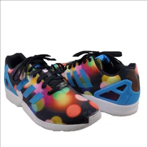 Adidas Torsion ZX Flux City Lights Polkadot Multicolored Low Top Lace Up Sneaker