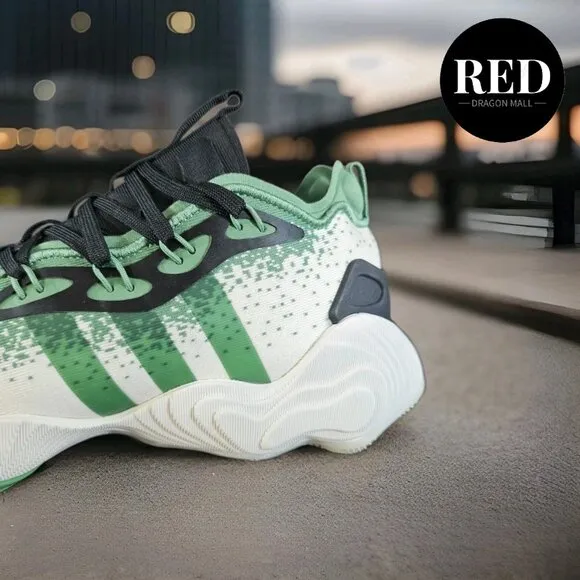 Adidas Trae Young 3 Low Grey Green Basketball Shoes IE2703 - Men's Size 9.5