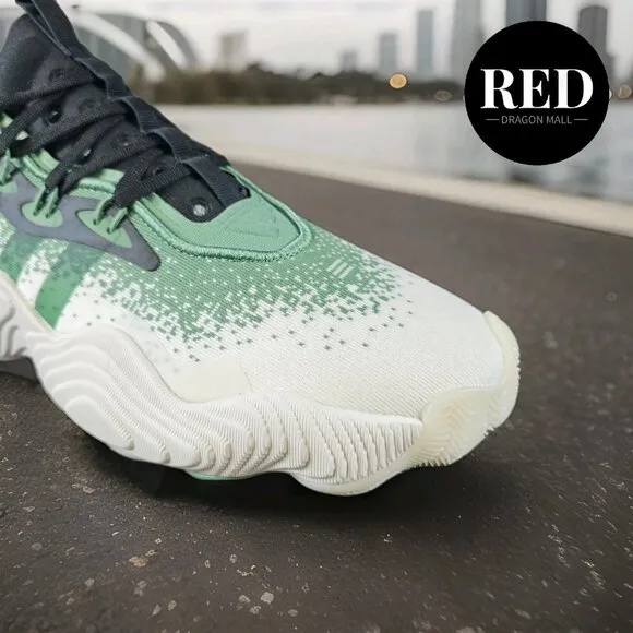 Adidas Trae Young 3 Low Grey Green Basketball Shoes IE2703 - Men's Size 9.5
