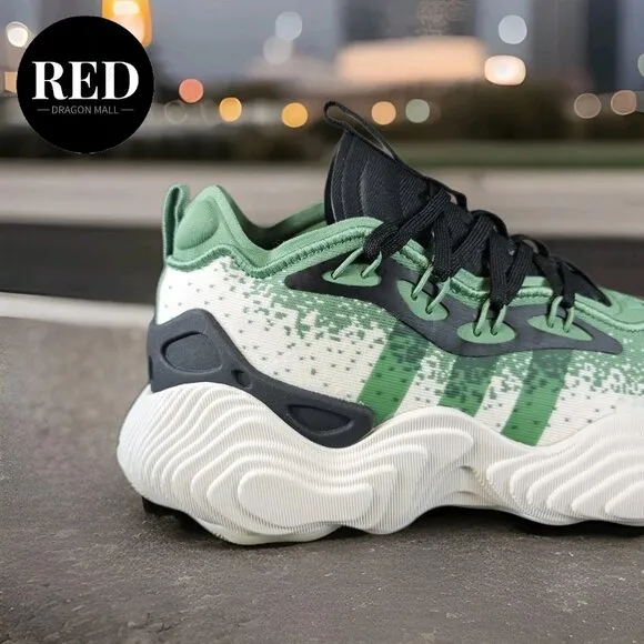 Adidas Trae Young 3 Low Grey Green Basketball Shoes IE2703 - Men's Size 9.5
